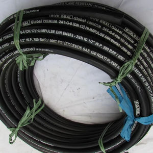 Tuyau hydraulique haute pression industriel, tuyau flexible en caoutchouc pour l'huile, le gaz, les produits chimiques, tuyau spiralé robuste et durable - Product Image 2