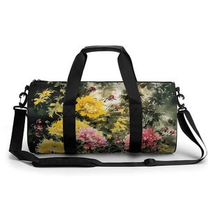 Bolsa de Viaje Casual con Estampado de Flores Bonitas, Bolsa Deportiva Unisex, Bolsa de Gimnasio Ligera y Espaciosa para Hombre, Envío Directo, Impresión Bajo Demanda - Product Image 1