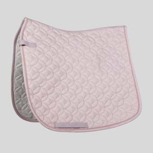 Vente en gros usine de tapis de selle écologiques à couleurs unies, dynamiques, avec doublure en polaire de laine, sangle de selle et rembourrage personnalisable avec logo - Product Image 4