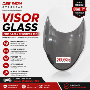 Visière de phare de moto pour Bajaj Discover 150 |   Couverture de pare-brise avant - Product Image 3