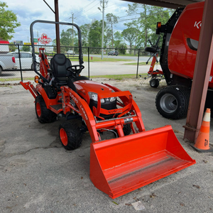 BX23S Sub Compact <b>Walking</b> Tractor 4WD Automatic Gearbox Loader Backhoe 60'' Mower 40 HP Pump Only 143 Hours High Performance - Product Image 5