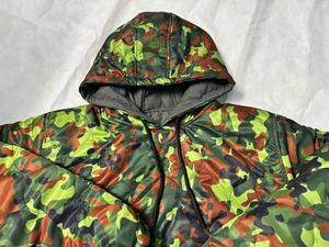 Personnalisation Gratuite ODM Faible MOQ Veste Unisexe Imprimée Camouflage Doublée Chaude à Capuche Coupe-Vent Décontractée Hiver Coupe Classique Nylon - Product Image 4