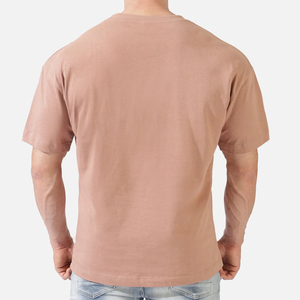 เสื้อยืดเปล่าคุณภาพสูงสำหรับงานสกรีน พิมพ์ลายได้ ผ้าคอตตอนหนา ทรงโอเวอร์ไซส์ สำหรับผู้ชาย 240 GSM ทรงบ็อกซี่ ไหล่ตก สไตล์สตรีทแวร์ - Product Image 2