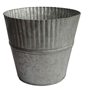 Handmade Galvanized Metal Indoor <b>Outdoor</b> Garden Flower <b>Pots</b> Indian Exporter Wholesale Price Home Use Planter <b>Pots</b> - Product Image 1