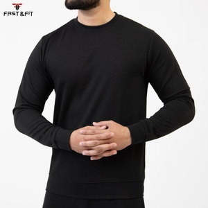 Sudadera de cuello redondo de algodón 100% tejida, lavada a la piedra, para invierno, con estampado por transferencia térmica, para hombre. - Product Image 6