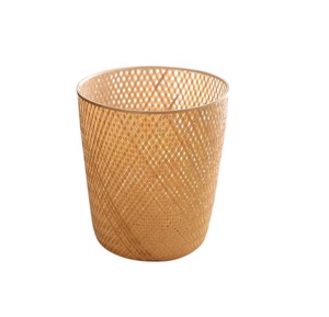 Eco-Friendly <b>Bamboo</b> <b>Basket</b> with Legs Artisanal Woven Container with Supporting Wooden Stand for Living Room Display - Product Image 4