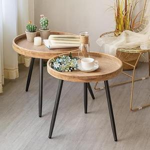 Mesa Consola Moderna para Entrada en Madera Sólida - Product Image 4