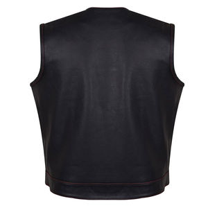 Nuevo Chaleco de Cuero de Alta Calidad para Hombre, Diseño Personalizado, Color Personalizado, Chaleco de Cuero de Primera Calidad Antiarrugas para Invierno - Product Image 5