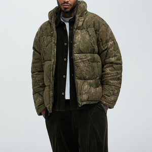 Wholesale <b>bubble</b> jacket For Men fashion puffer <b>coat</b> high quality winter outerwear custom logo new arrive - Product Image 1