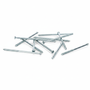 Tornillos parciales ranurados de acero al carbono con doble extremo zincado, grado industrial PDC, métricos/pulgadas, para madera, Clase 4.8 6.8 - Product Image 4