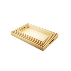 Bandeja de Servir de Madera Hecha a Mano de Primera Calidad con Asas para Desayuno, Café, Té, Bocadillos, Mesa de Comedor, Decoración del Hogar - Product Image 2