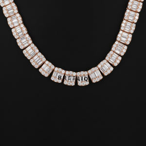 Cadena de Diamantes de Lujo Estilo Hip Hop con Corte Baguette y Redondo, Elaborada en Oro Sólido de 14 Quilates con Diamantes Cultivados en Laboratorio con Claridad VVS - Product Image 5