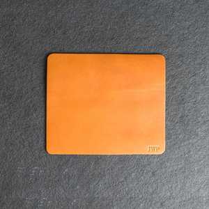 Genuine Leather <b>Mouse</b> Pad Minimalist Desk Protector Luxury Case Cowhide Leather Mousepad for Clean Workstation LMP-0114 - Product Image 3