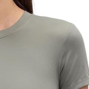 <b>Women's</b> <b>Linen</b> Blend T-Shirt Soft Lightweight Casual Summer Shirt Breathable Crew Neck <b>Top</b> Natural Fabric <b>Women's</b> Apparel - Product Image 6