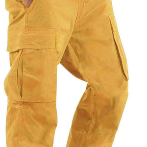Pantalon cargo en toile sur mesure de haute qualité pour homme, multi-poches, nouveau design, respirant, léger, style streetwear décontracté, logo - Product Image 6