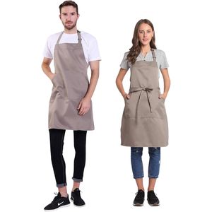 Tablier réglable avec longs lacets pour femmes et hommes, 18 couleurs, pour la cuisine et les chefs - Product Image 3