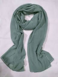 Écharpes en mousseline élégantes pour femmes, douces, légères, respirantes, personnalisables, hijab, châle musulman, long foulard tendance - Product Image 1