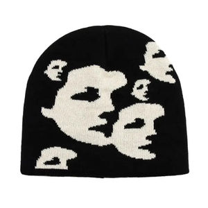 Bonnet en laine réversible unisexe de haute qualité 2026 |   Chapeau d'hiver en tricot épais et chaud |   Respirant, Imperméable, Réglable - Product Image 2