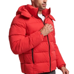 Lightweight Custom Warm <b>Feather</b> Winter Outdoor Puffer <b>Down</b> Customized High Quality ODM Puffer Bubble Jackets for Men - Product Image 1