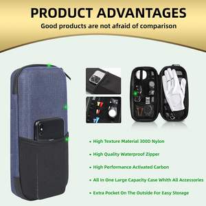 Étui porte-gants pour téléphone, outils <span class=keywords><strong>de</strong></span> réparation, marqueurs <span class=keywords><strong>de</strong></span> balle et accessoires <span class=keywords><strong>de</strong></span> golf. Support amovible pour gants <span class=keywords><strong>de</strong></span> golf, étui pour accessoires <span class=keywords><strong>de</strong></span> golf - Product Image 3