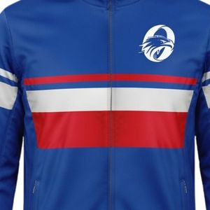 <b>Men</b> Blue Red Hockey Sports <b>Jacket</b> Polyester Athletic Training <b>Jacket</b> Team Uniform Outdoor Match Wear Performance Clothing - Product Image 6