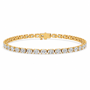 Pulsera de tenis con diamantes cultivados en laboratorio de corte esmeralda, plata de ley 925, 4.5x3.1mm, certificado IGI, joyería fina para mujer, venta al por mayor OEM - Product Image 1