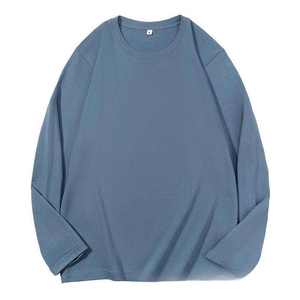 Camiseta extragrande de manga larga para hombre, 100% algodón, de corte holgado, nuevo diseño, personalizada, en oferta. - Product Image 3