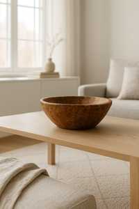 Grand bol en résine de bois avec motif bleu pour fruits secs, cadeaux de mariage à prix abordable par le fournisseur Resin Bowl - Product Image 3