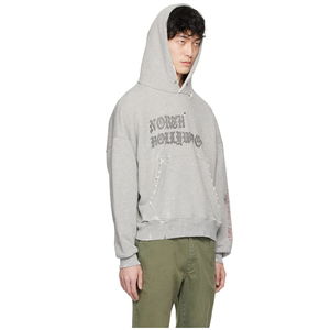 Sudadera con Capucha para Hombre, Otoño 2022, 100% Algodón, Forro Polar Grueso, Color Sólido, Ecológica, con Logotipo Personalizado Bordado - Product Image 3