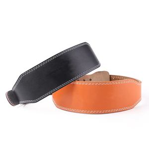 Powerlifting Weightlifting Leather Belt Heavy Duty High Strength 4 Inch Non-Slip Adjustable <b>Back</b> <b>Support</b> Customizable Color Logo - Product Image 3