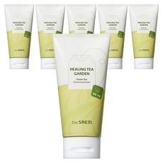 Espuma Limpiadora Facial de Té Verde The Saem Healing Tea Garden 150ml 6 Unidades - Limpiador Facial con Descuento - Product Image 1