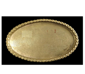 ถาดใส่ช็อกโกแลตทองเหลืองดีไซน์สวยงาม ถาดใส่ผลไม้/ขนม/ของหวาน/เค้ก คุณภาพสูง - Product Image 5