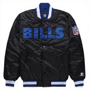 Chaquetas Bomber Originales de Secundaria, Chaqueta de Piloto para Hombre, Estilo Starter 49ers de los 70, 80 y 90, Chaqueta Varsity de Satén Transpirable Vintage - Product Image 4