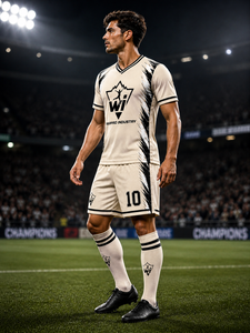 Uniforme de Fútbol de Alto Rendimiento, Conjunto Deportivo Moderno con Camiseta y Pantalones Cortos para Entrenamiento de Jugadores Activos de Club - Product Image 5