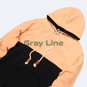 Pull d'hiver pour homme en mélange de coton respirant, à carreaux, doublé, brodé et délavé à l'acide, style athleisure - Product Image 5