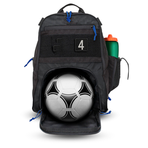 Elite Football <b>Backpack</b> with Ventilated Ball Storage and Water Bottle Holder High Performance Gear Travel Daypack - Product Image 1