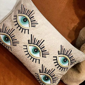 Monedero de Seda con Cuentas, Hecho a Mano, con Lentejuelas, Cierre Magnético, Bolsa de Regalo Motivacional, Duradero y Plegable para Mujer - Product Image 1