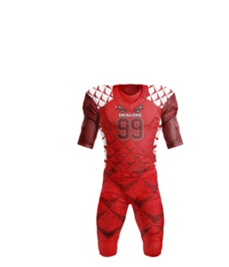 Personnalisez votre club Uniforme de football américain de haute qualité manches courtes en prix Maillot sublimé - Product Image 1