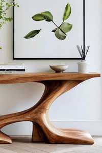 Customized <b>live</b> <b>edge</b> <b>table</b> solid wood console <b>table</b> unique entryway hallway dresser farmhouse entryway console <b>table</b> home accent - Product Image 5