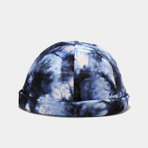 Gorro Docker Personalizable con Estampado Tie Dye, de Poliéster Ajustable, con Borde Enrollado, sin Visera, Gorro de Pescador con Logotipo Personalizado - Product Image 1