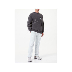 Sudadera con Capucha Personalizada para Hombre, Estilo Deportivo Urbano, de Invierno, Lavada al Ácido, Gruesa, 100% Algodón, de Secado Rápido, Talla Grande - Product Image 2