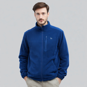 Veste polaire zippée pour homme, col montant, avec poches extérieures, en polaire épaisse - Product Image 3