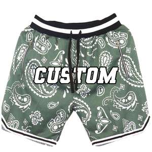 Pantalones Cortos de Baloncesto para Hombre, Diseño Casual de Verano, 100% Poliéster Transpirable, Logotipo Personalizado, 5 Pulgadas, Malla - Product Image 1