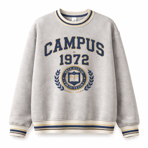 เสื้อผ้าแคมปัส 1972 พิมพ์ลายตามสั่งขายส่งสำหรับงานอีเว้นท์ - ผู้ผลิตเสื้อผ้าลำลองแบบ OEM - Product Image 1