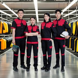 ชุดเครื่องแบบพนักงานสนามชุดช่างเชื่อมออกแบบได้ตามต้องการชุดเครื่องแบบงานก่อสร้างของ Suzuki-โรงงาน FMF-MOQ ต่ำ - Product Image 1