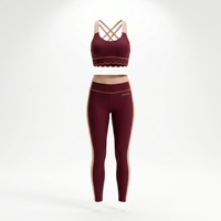 Leggings sans couture taille haute pour femme, en spandex, sans manches, longueur intégrale, tricotés, extensibles, avec poche invisible, pour le fitness et la gym