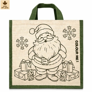 Wholesale Laminated Jute <b>Shopping</b> <b>Tote</b> <b>Bag</b> for Retail <b>Shopping</b> Travel Daily Carry Custom Branding Bulk Wholesale Private Label - Product Image 1
