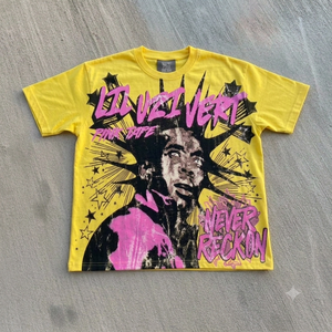 Custom Oversized <b>Graphic</b> T Shirt Streetwear Cotton Puff Print <b>Vintage</b> Washed <b>Tee</b> OEM ODM Unisex Fashion Apparel - Product Image 6