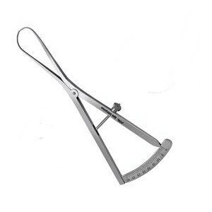 Calibre rond de 6 pouces pour cartographie des ridules, instrument dentaire, échelle de mesure 0-40 mm, jauge de précision en acier inoxydable pour os et implant - Product Image 6