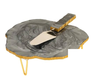 Soporte para Pasteles y Postres de Resina Epoxi con Diseño Clásico Elegante, Exhibidor de Postres y Aperitivos con Servidor, Venta al por Mayor - Product Image 2